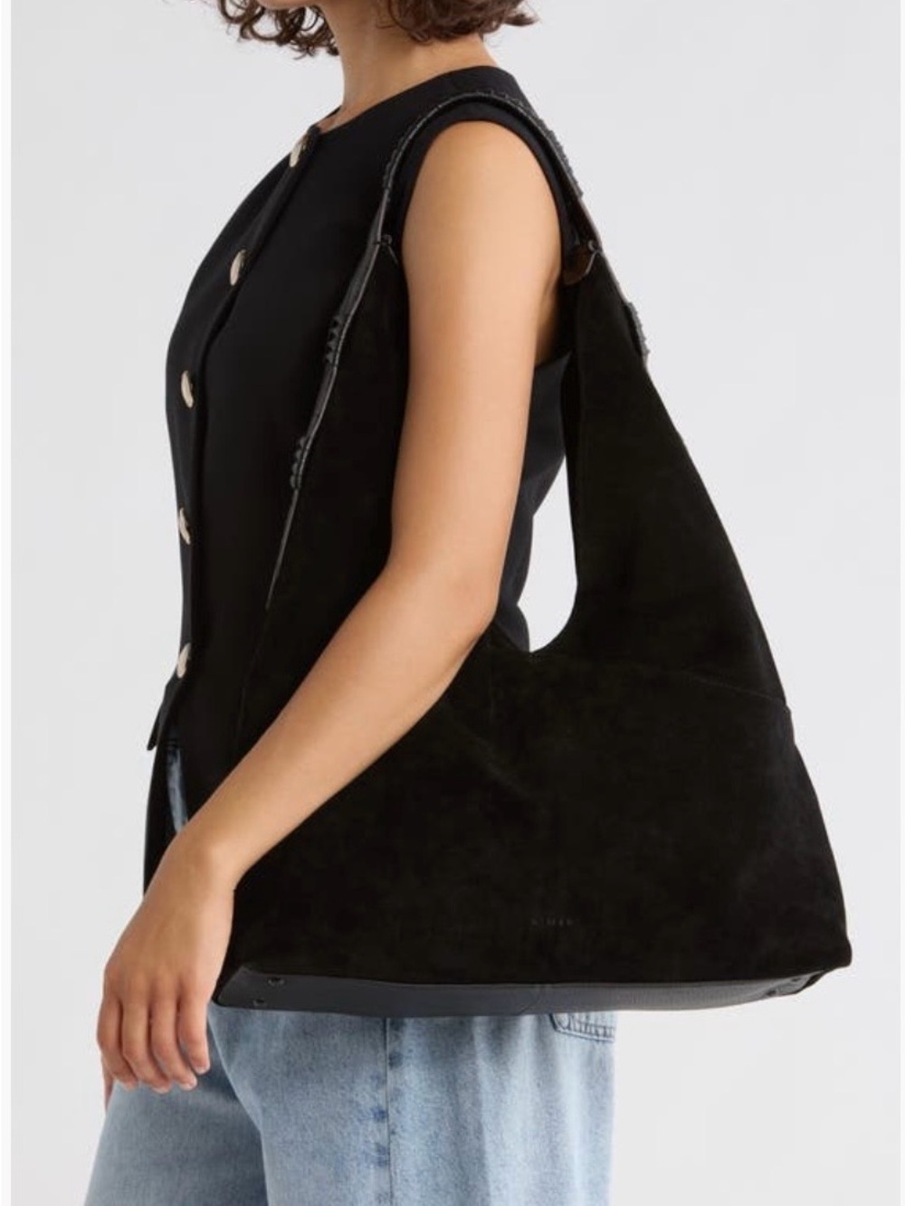 Aimee Stardust Suede Hobo - Picture 12 of 13